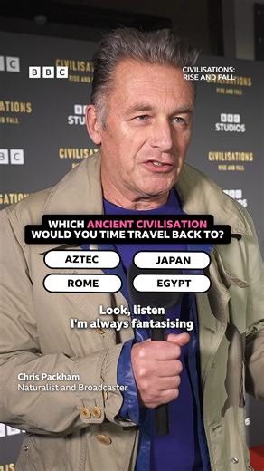 Which ancient civilisation would you time travel back to? Historians, fans and contributors to Civilisations: Rise and Fall tell us when and why. With Chris Packham, Alice Poletto, Peter Campbell, Natasha Billson, Islam Issa, Satona Suzuki, Luke Kemp. 📺 Civilisations: Rise and Fall - watch all episodes now on #iPlayer. New episodes on #BBCTwo, Mondays at 9pm. | BBC Arts