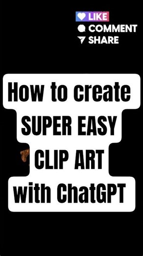 How to Create Clipart with ChatGPT 😊 #clipart #ai #chatgpt #digitalart #artist