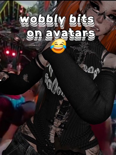 These avatars are getting better and better with their physics 👀 #VRChat #avatars #vrchatfun