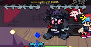 Accelerant but with 6 KEYS! (HARD ONLY)) Mod for Friday Night Funkin' | FNF Mods