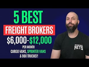 5 Best Freight Brokers | Cargo Vans, Sprinter Vans, Box Trucks!! #freightbrokers