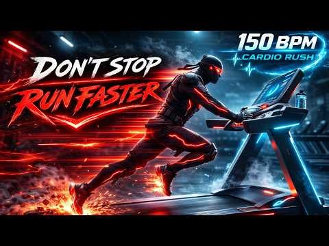 Extreme Cardio Rush ⚡ 150 BPM HIIT Running Motivation