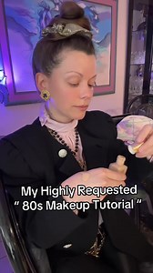 I have been asked many times for a makeup tutorial of my “ 80s makeup “ so here is it for you! I hope you enjoy! Let me know what you think!? #80s #80smakeup #makeuptutorial #80saesthetic #makeup