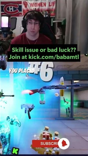 Skill issue or bad luck?? #fortnite #fortniteclips #shorts