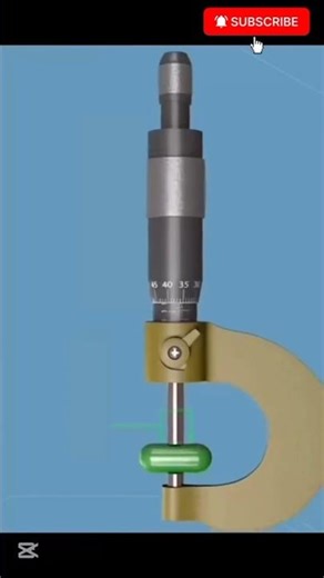 How to measure with a Micrometer 📏🔩 #micrometer #tools #mechanic #automobile #shorts #howto