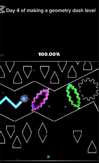 The music and gameplay speed is wrong bc i dont have a macro #gd #geometrydash #geodash