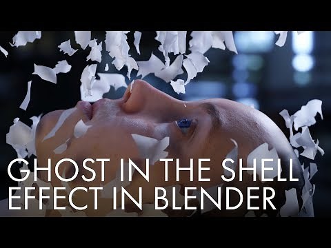 Create this Ghost in the Shell effect with Blender 2.8 cloth simulation (beginner friendly)