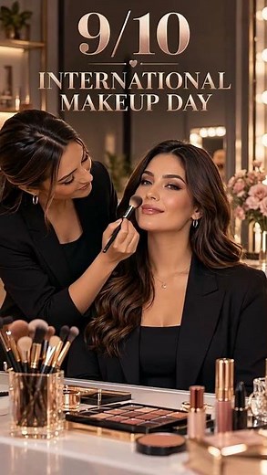 It’s International Makeup Day! 💄✨ Whether you love a natural look, full glam, or creative makeup
