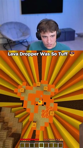 Lava Dropper Was Crazy Hard 😱 #minecraft #shorts