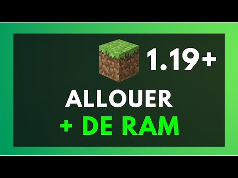 COMMENT ALLOUER/AJOUTER PLUS DE MÉMOIRE RAM À MINECRAFT SUR PC WINDOWS 11 ! FR