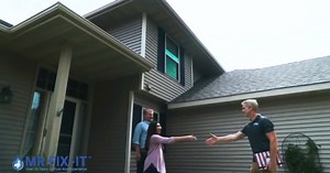 Protect gutters with assistance from Gutter Helmet, division of MR. FIX-IT