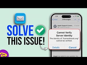 How to Fix 'Cannot Verify Server Identity' on iPhone | Resolve Server Identity Verification Failed