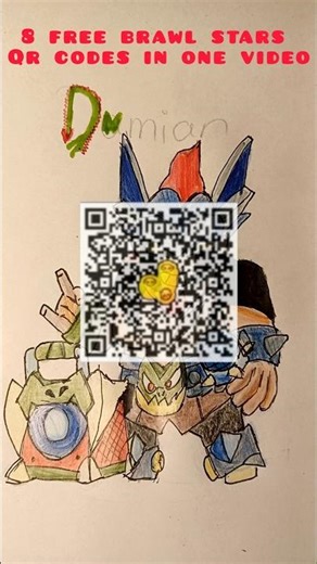 8 free brawl stars qr codes have fun!! #brawlstars #free