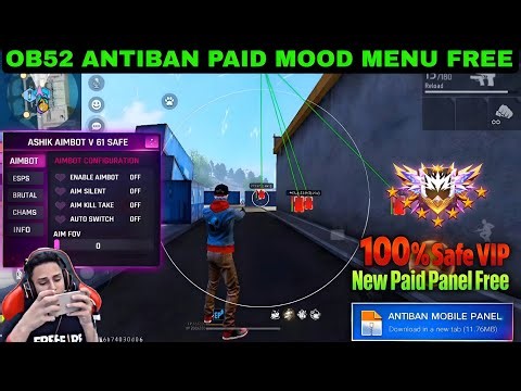 Download nowHeadshot + ESP Line OB52 VIP Mod Menu 2026 | Akgaming FF