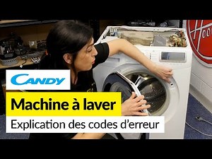 Codes Erreurs sur Machine à Laver Candy Hoover