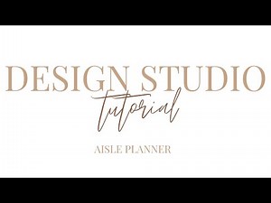 HOW TO USE AISLE PLANNER | Design Studio