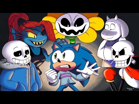 THE ADVENTURE BEGINS!! Sonic Plays Undertale PART 1