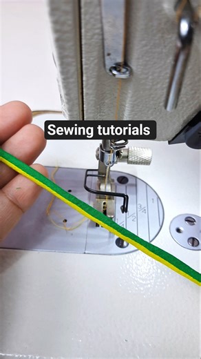 Sewing tips and tricks for turning two colours fabric rope ✅️ #shorts #shortsfeed #trending #fashion