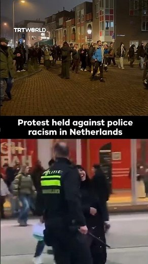 Protesters rally against police racism in Utrecht