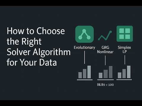 Excel Solver Function