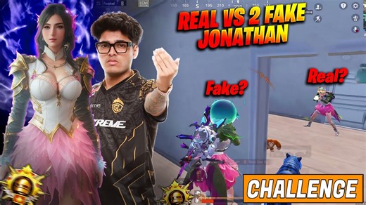 😱 OMG !! MrCyber BECAME JONATHAN GAMING BUT 2 FAKE JONATHAN CHALLENGED HIM IN BGMI | Mr Cyber Squad