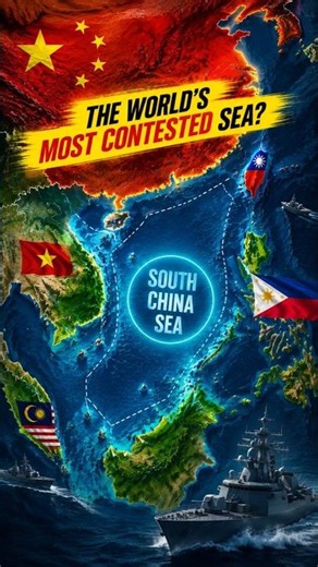 ⚠️ China vs Neighbors: The Battle for This Sea! ⛵ 🌊