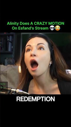 Alinity Does A CRAZY MOTION On Esfand's Stream 💀😂 #viral #shorts