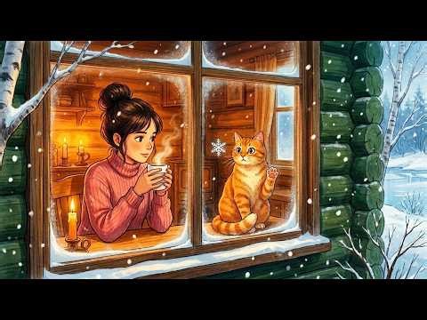 Last Snow Melting at Nordic Cabin ❄️ Winter Ends with Morning Rituals | ASMR