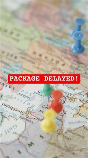 We're so sorry that your order is delayed. Package delayed in transit. #prime 🧳📦