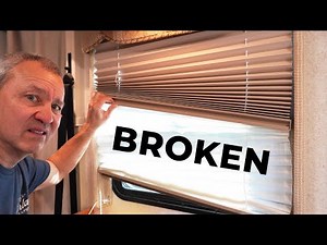 EASIER Way To Restring RV Day / Night Pleated Shades (Step-By-Step DIY Repair)