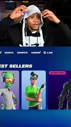 STREAMER GET VBUCKS IN FORTNITE 🎁😰 #fortnite #shorts