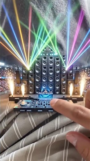 Mini dj setup playing song mixer #dj #trending #shortsfeed #djsarzensetupsong