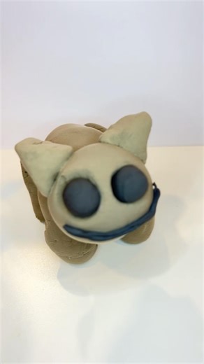 A little cute monster cat (from Zoonomaly) #clay #memes #art #clayart #shorts #shortvideo #cat