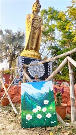 Waking up getting ready, and painting my heart out