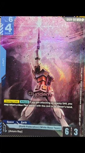 Mobile Suit Gundam Card Game Gundam sin cabeza carta GD04-001 #gundam #gundamcardgame