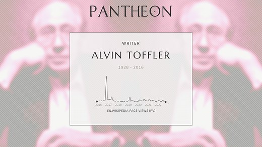 Alvin Toffler Biography | Pantheon