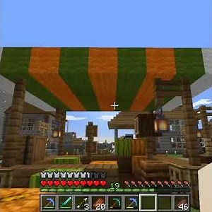 Minecraft Fruit Fair - WATERMELON AND PUMPKIN #shorts