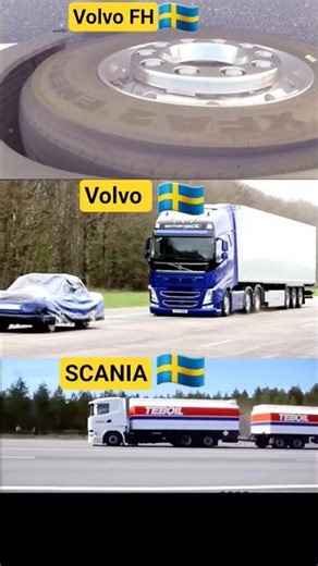Which Truck Stops First? #VOLVO vs #SCANIA!