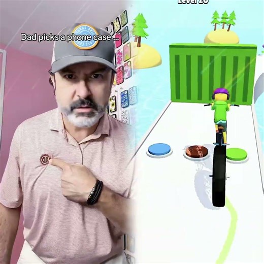 You won’t want to miss what he chose… 🥹 #smallbusiness #phonecase #dadlife #customgift #uhuh