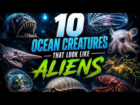 10 Ocean Creatures That Look Like Aliens | The Strangest Deep Sea Animals Ever Discovered