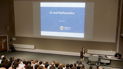 Terence Tao at IMO 2024 AI and Mathematics