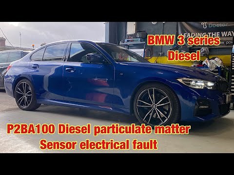 BMW 2BA100 particulate matter sensor electrical fault. Diagnose Dan tsb’s did it again