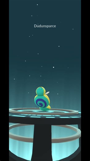 New Evolution Available..Evolving my 4* Dunsparce #pokemongo