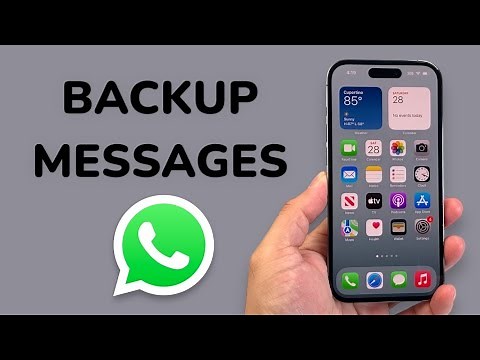 How To Backup WhatsApp Messages On iPhone?