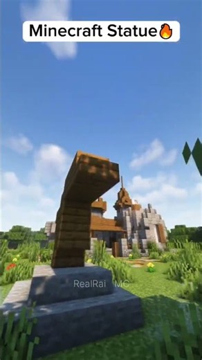 Quick Minecraft Statue Tutorial: Easy Build Ideas​ #Minecraft #MinecraftBuilds #MinecraftTutorial