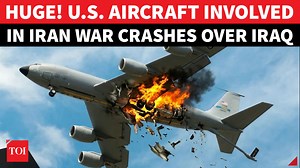 Big! American KC-135 refueling plane crashes over Iraq; five member crew missing | Iran war