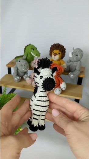 Crochet Zebra Step by Step Amigurumi Tutorial #crochetanimals #crochettoys #amigurumi #diytoys