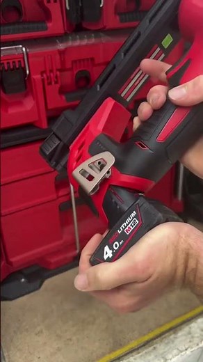 Coil-spring mechanism consistently sinks the staples to the appropriate depth - M12™ Cable Stapler