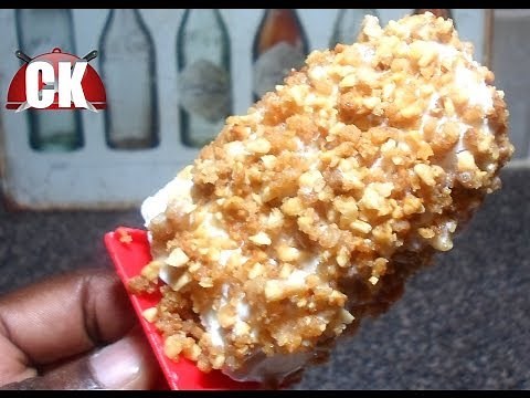 Ice Cream - Toasted Almond Ice Cream Bars - Chef Kendra's Easy Cooking!