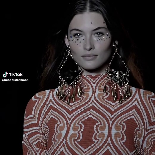 Grace Elizabeth Runway Walk for Etro Fashion Show